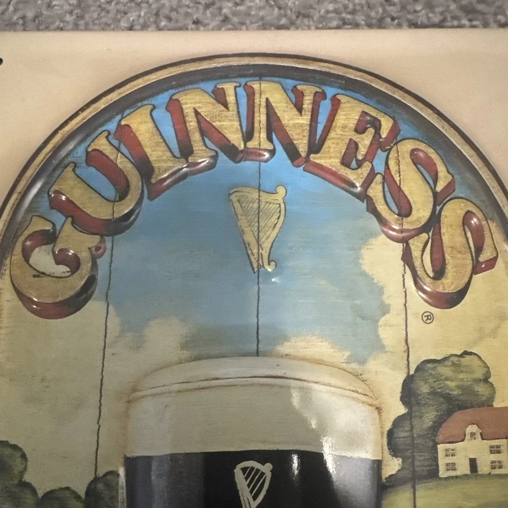 12x8in Metal Sign Guinness Metal Sign Retro Wall Decor Beer Pub Tin Sign The